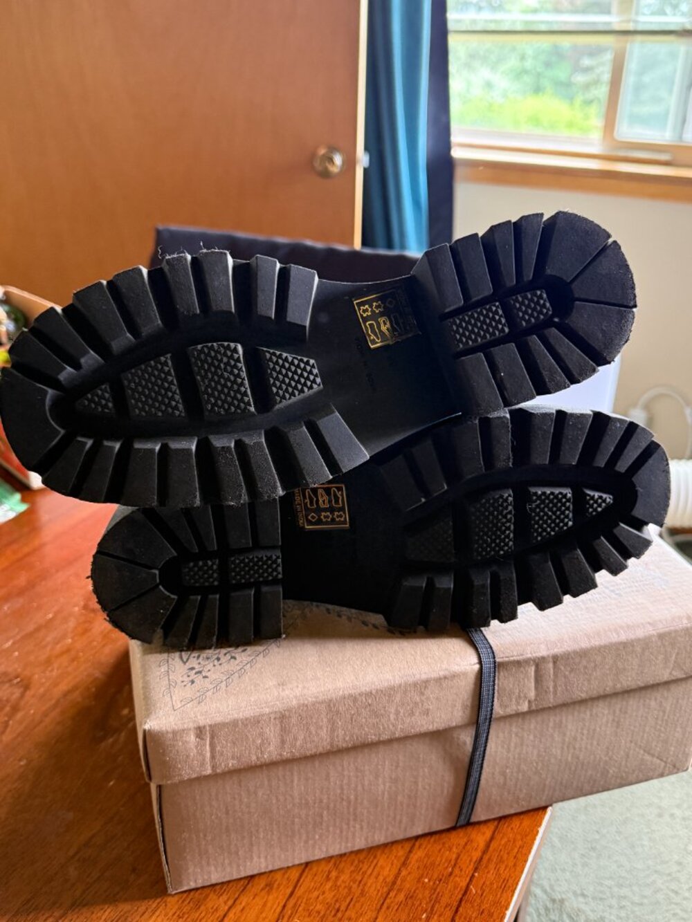 Free People Lyra Lug Sole Loafers - Baywatch Blue - Picture 3 of 5